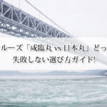 うずしおクルーズ「咸臨丸 vs 日本丸」どっちがいい？失敗しない選び方ガイド!
